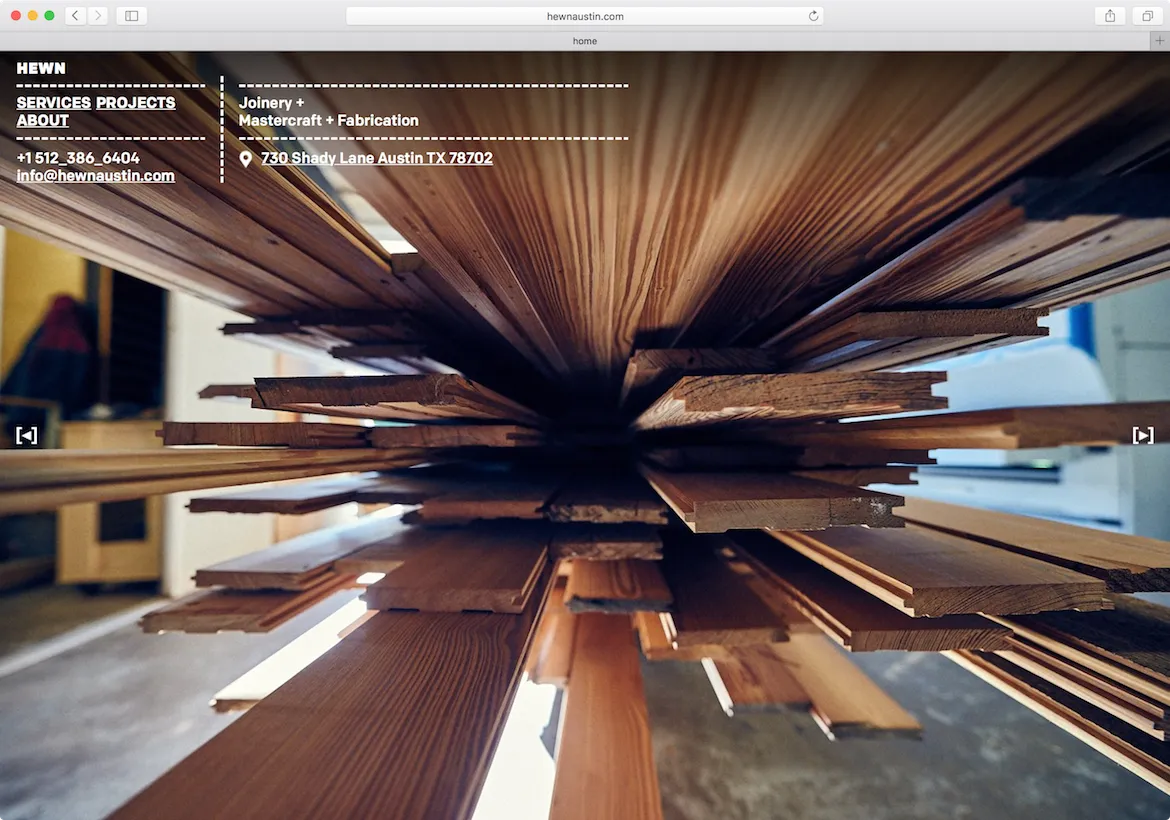 FODA Hewn Homepage