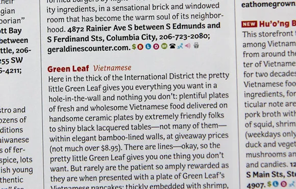 Capucine in Seattle Met magazine.